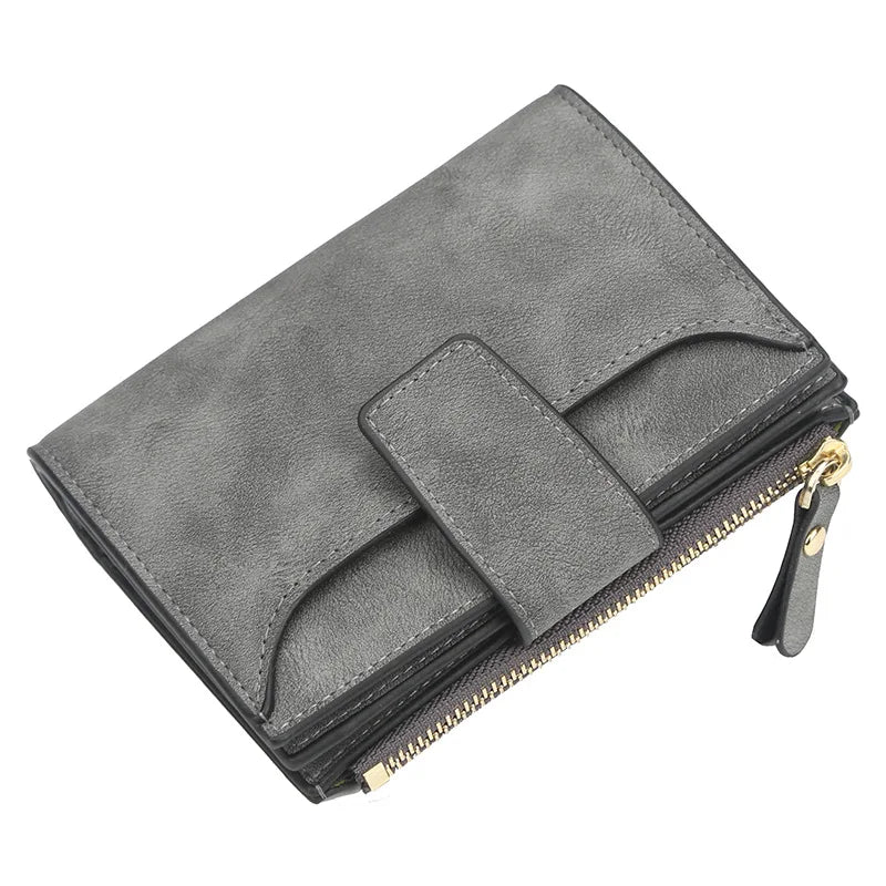 Luxur Leather Women's Wallet Large-capacity Multi-card Slots Slim Coin Pocket Purse Cards Holders Wallet for Woman