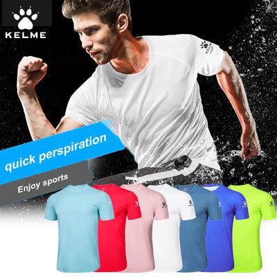 KELME Men's T - shirt Soccer Basketball Running Trainning | SAMAG