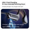 Bone Conduction Wireless Bluetooth Headphones Bluetooth 6.0 Sport Earphones Water And Sweat Proof Headset HD Call  Bluetooth Headphones With Mic