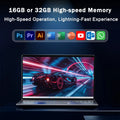 14.1 Inch Ultra Thin Laptop Intel I9-9900 32GB RAM 2TB SSD 5000mAh Battery Win11 Backlit Keyboard Fingerprint Gaming Note