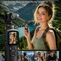 4K Action Camera With 330° Face Tracking Gimbal Stabilizer 1.72 Inch Touch Screen 64MP Pocket Digital Camera WiFi Sports Cam