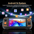 NEW Handheld Game Console K56 5.5'' Touch Screen 50 Emulators for PS1/PSP/DC/SS Android 14 5000mAh WIFI5 Retro Game Player