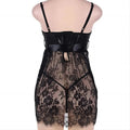 Lingerie for Women Lace Babydoll Nightdress Spaghetti Straps Chemise Nightgown Sexy Sleepwear With G-string