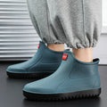 Men's casual rain shoes Four season new non-slip waterproof comfortable outdoor fishing water shoes fashion chef work rain boots