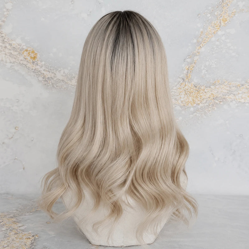 Honey Blonde Balayage 6x6 Silk Base Hair 100% European Virgin Human Hair HD Lace Natural Scalp Look Human Hair Wigs for Women