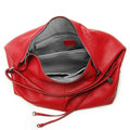 Zency 100% Genuine Leather Women Hobo Bag White Lady Tassel Shoulder Bags Classic Red Handbag Crossbody Purse 2024 Trendy