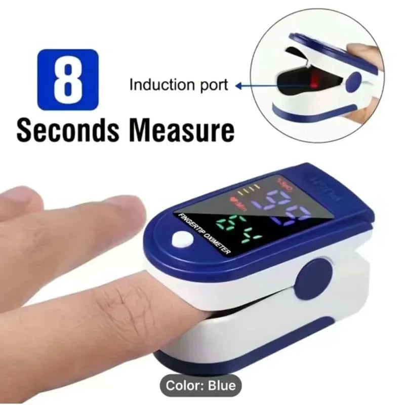 Medical Arm Blood Pressure Meter Tensiometers Tonometer Cuff Fever Thermometer Oximeter Heart Rate 3 IN 1 Set