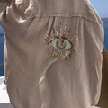 Evil Eye Casual Shirt Women's Fashion Beach Style Loose - View 7 | SAMAG