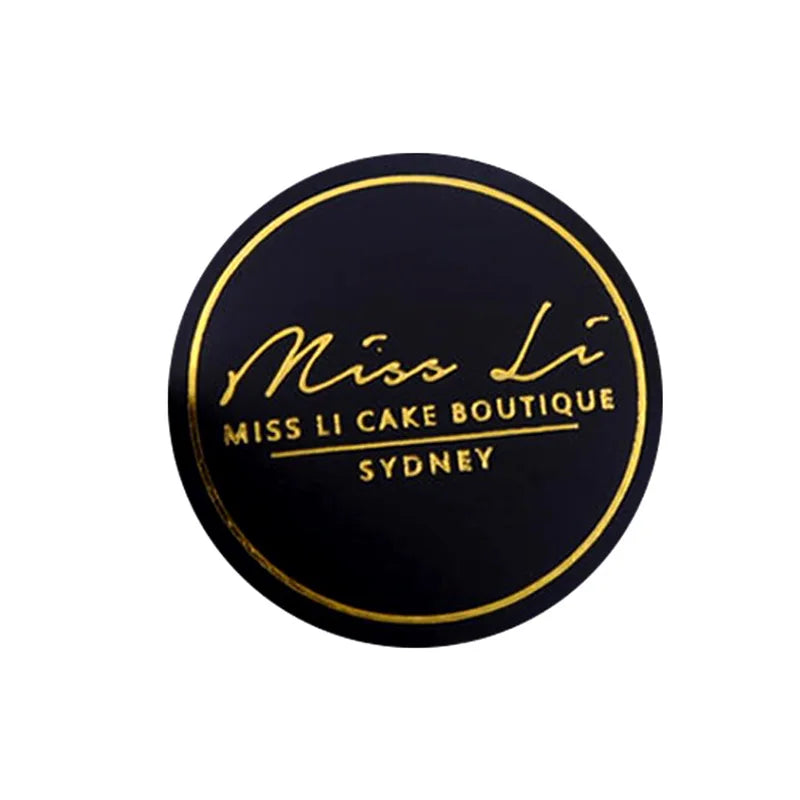 Customized Logo Label Stickers Can Be Made of Different Material Sizes