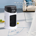 Portable Air Conditioner Fan 6 Speeds Misting Humidifier USB Desktop Cooler LED Display Timer Home Office Personal Summer