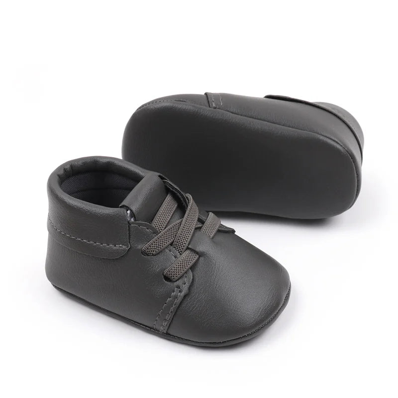 Baby Shoes Soft PU Anti-slip Sole Newborn Toddler 0-9-18 Months Prewalking Sneaker Spring and Autumn Style 2024 Fashion  BXC3156