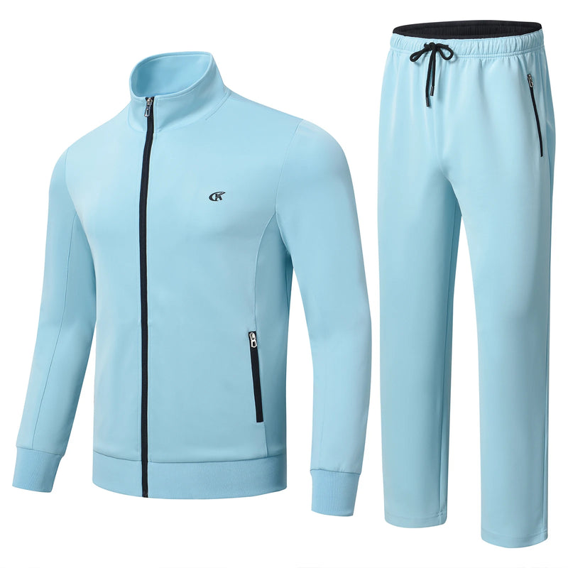 Men's Tracksuits Sweatsuits for Sweat Track Suits 2 Piece Casual Athletic Jogging Warm Up Full Zip Sets - View 17 | SAMAG