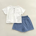 1 to 8 Years Summer Casual Kids Set Round Neck - View 2 | SAMAG