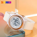 SKMEI 2094 Luxury Stopwatch Lady Waterproof Womens Digital Wristwatches Shockproof Countdown Watches for Women Montre Femme 1721