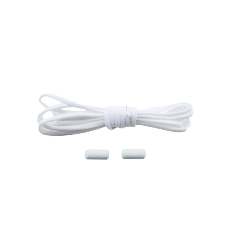 1/2/4 pairs Semicircle No Tie Shoelaces Elastic Sneakers shoelace Metal Lock Lazy Laces for Kid and Adult One size fits all shoe