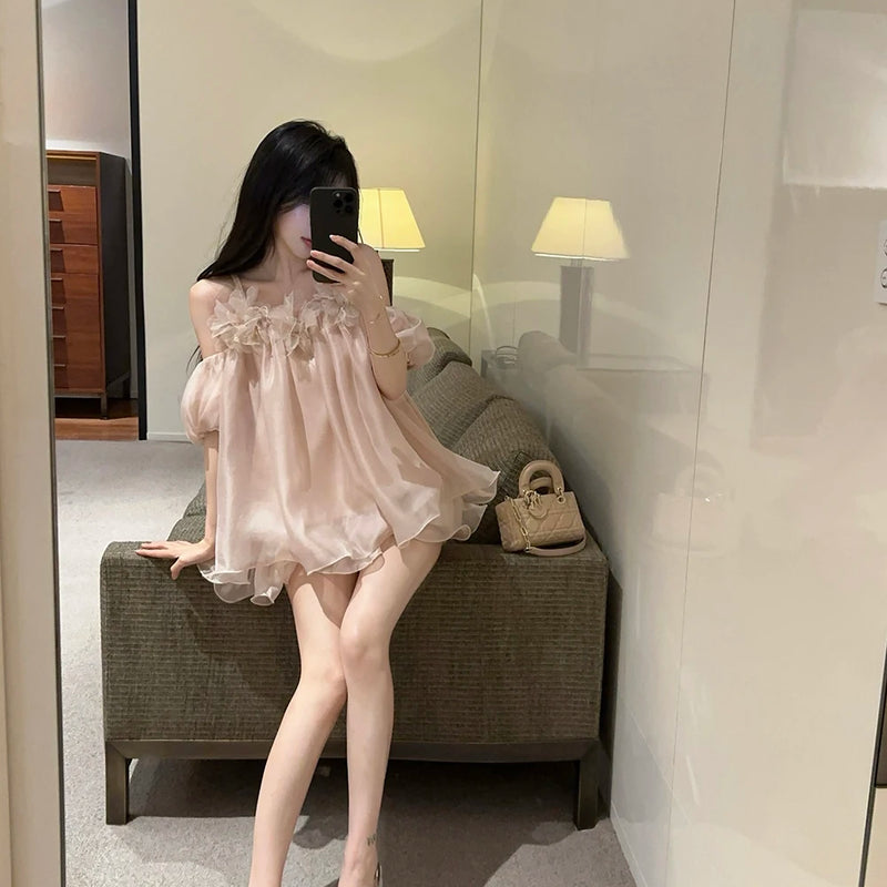 Unique Beautiful Doll irt Women's Summer Pure Desire One - View 4 | SAMAG