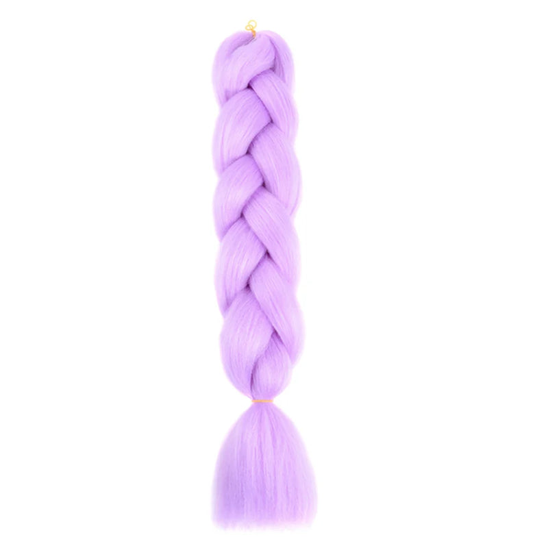 24 Inches DIY Jumbo Braiding Hair Synthetic Hair Extensions Afro Ombre Crochet Braid Hair Wholesale For Women