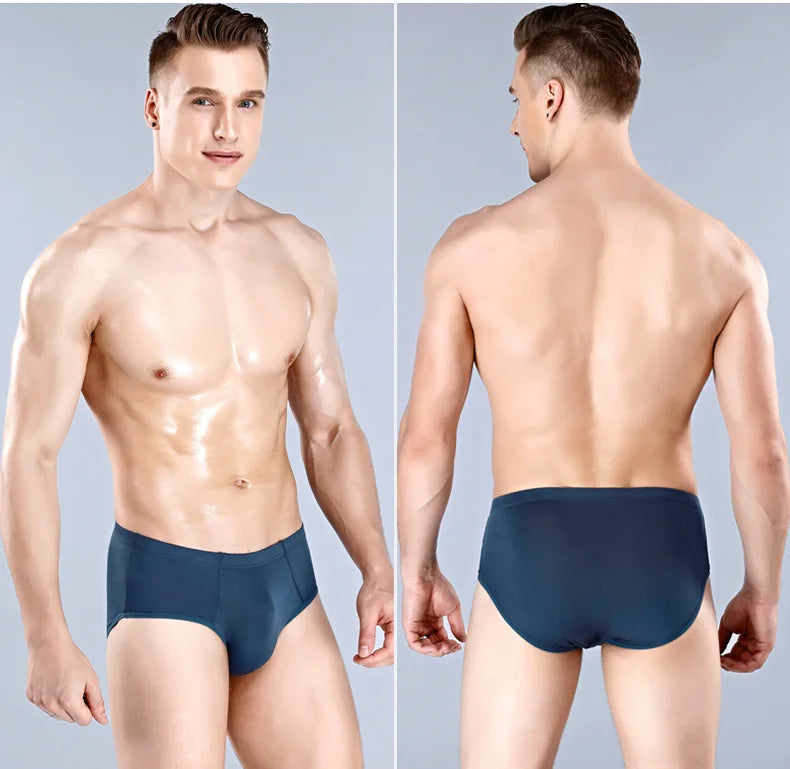 Top Qaulity ! Men Briefs Underwear Underpant Bamboo Fiber Brief 5pcs/lot  Free Shipping