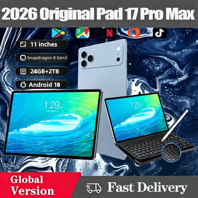 Pad 17 Pro Max Tablet PC 11inch 22GB+2TB Android 16 | SAMAG