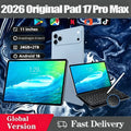 2026 NEW Pad 17 Pro Max Tablet PC 11inch 22GB+2TB Tablets Android 16 Snapdragon8Gen3 Tablette PC 20000mAh 5G Dual SIM Mini PC