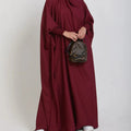 Women One-Piece Hooded Prayer Dress Smocking Sleeve | SAMAG