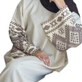 Women's Traditional Muslim Abaya Maxi Dress Boho Vintage | SAMAG