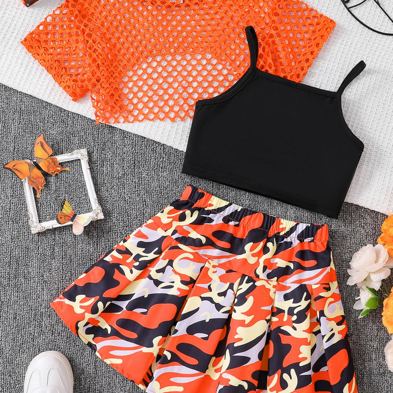 Summer girl fashion three-piece set, cool and breathable | SAMAG