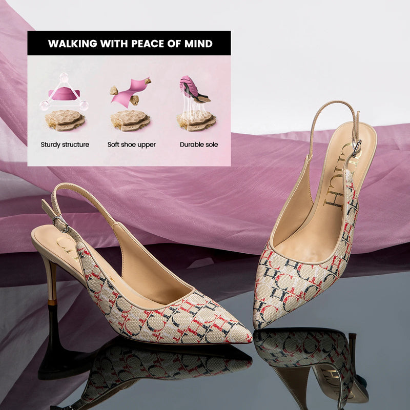 CHCH Women's 7cm High Heels Ankle Strap Heeled Sandals Wedding Party Dress Shoes
