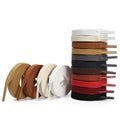 Autumn Winter Waxed Cotton Shoelaces 0.8CM Width Flat Waterproof Laces Unisex Boots Casual Sneakers Shoelace Leather Laces Shoes