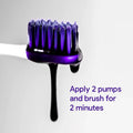 Purple whitening toothpaste, deep cleaning, stain removal, fresh breathing, daily household essential oral care, 30ml
