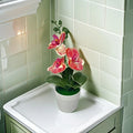 Artificial orchid, home/office decoration - display of living room dining table, entrance flower decoration, not easy to fade