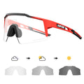 Kapvoe Red Photochromic Cycling Sunglasses for Men Blue | SAMAG