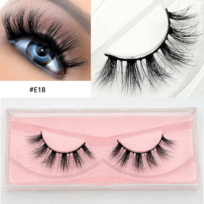 Visofree Mink Lashes 3D Mink Eyelashes 100% Cruelty free Lashes Handmade Reusable Natural Eyelashes Popular False Lashes Makeup