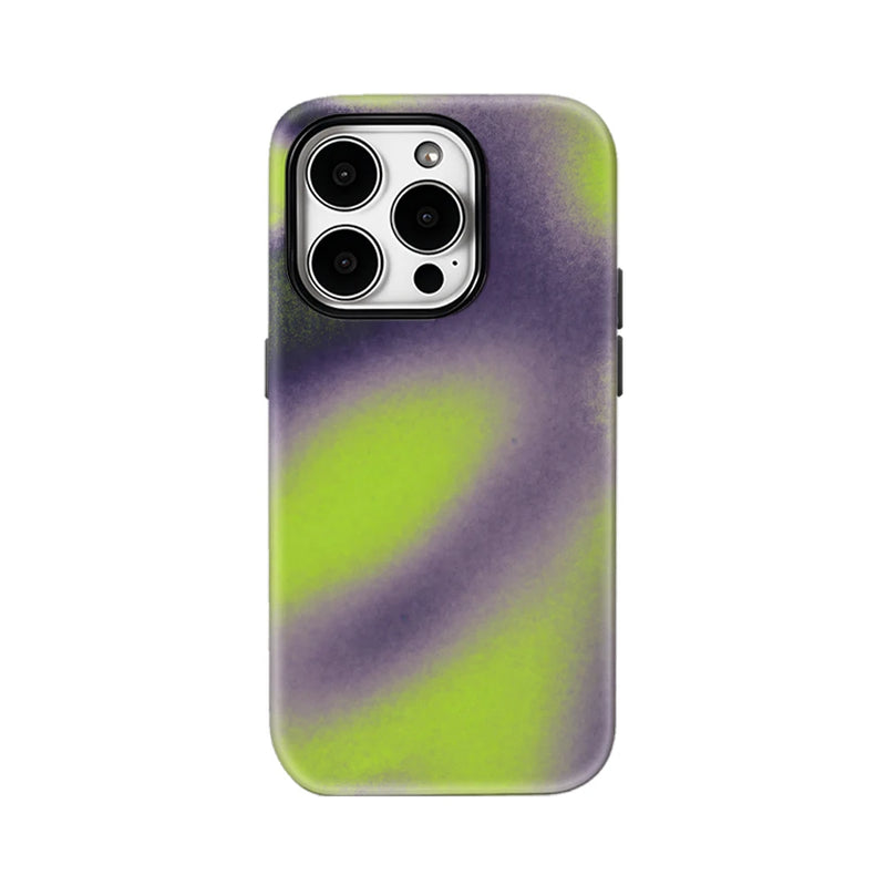 Neon Mist Phone Case for IPhone 17AIR 16E 16 15 14 13 12 11 17 Pro Max Plus Double-layer Back Cover