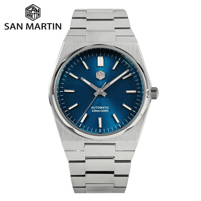 San Martin Classic Men Watch 40mm Miyota 9015 Luxury Dress Automatic Mechanical Wristwatch Quick Release Bracelet | SAMAG