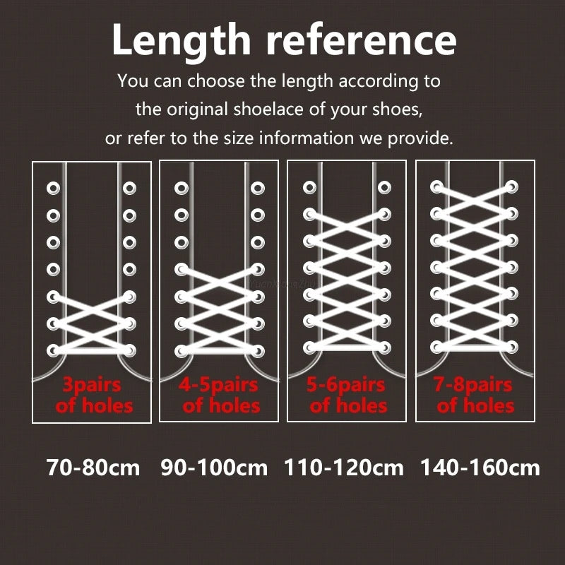 1Pair Outdoor Strong Round Shoelaces Sneaker Shoe laces High Top Walking Hiking Boot Laces Shoes Strings Quality Bold Shoelace