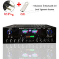 SUNBUCK 999BT Bluetooth HiFi Sound Amplifier Dual Dynamic Screen Subwoofer High-power Amplifier S For Home Cinema System Karaoke