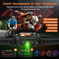 New Bumblebee Military Smart Watch 1000mAh Bluetooth Call LED Flashlight BP Monitor 100+Sports 5ATM Waterproof For iOS Android