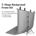 Photography Photo Studio T-Shape Backdrop Background Stand Frame Support System Kit For Video Chroma Key Green Screen With Stand