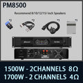 FUHAM PM9500 1700W Professional Power Amplifier 2 Channel High Power Audio Amp for DJ Stage Live Performance Disco Club Speaker