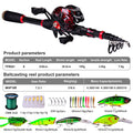 Carbon Fiber Long Casting Baitcasting Sea Rod Reel Combo | SAMAG