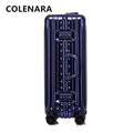 COLENARA 20 "24" 26 "29 Inch All Aluminum Magnesium Alloy Suitcase High-quality Large Capacity Men's Business Travel Luggage