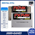 Latest FXPAK Rev. Z  Version Pro 1200 in 1 For SNES 16 Bit Video Game Console with 16G Card Gift FOR Cyclone Chip