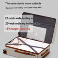 2025 New Wide-Rod Shockproof Braking Large Capacity Travel Suitcase 20" Checked Luggage Locking Bag
