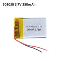 3.7V 250mAh 502030 Polymer Lithium Ion Rechargeable Battery for Toys,LED Lights,bluetooth Speakers,Selfie Stick Batteria