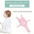 Baby Bath Cushion Pad Newborn Infant Bathtub Mat Supporter Net Summer Nonslip Floating Bathing Five point Adjustable Bath Mat