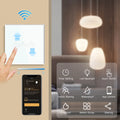 BSEED Single Smart Wifi Dimmer Switches 1Gang 1WayWifi Control Dimmable Led Light Glass Panel Support Tuya Google Smart Life