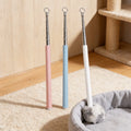 Telescopic Cat Wand Toys with Replaceable Heads - Set of 3 Pastel Color Interactive Teaser Wands for Play