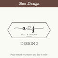 Double Compartment Wooden Jewelry Case, Clear Window Display, Personalized for Engagement/Wedding, Stylish Ring/Earring Storage