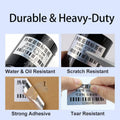 Matte Silver Thermal Label Roll Adhesive Printable Sticker Risio PET Silver Waterproof Inkless Tag For Phomemo M110 M108 P50 P80